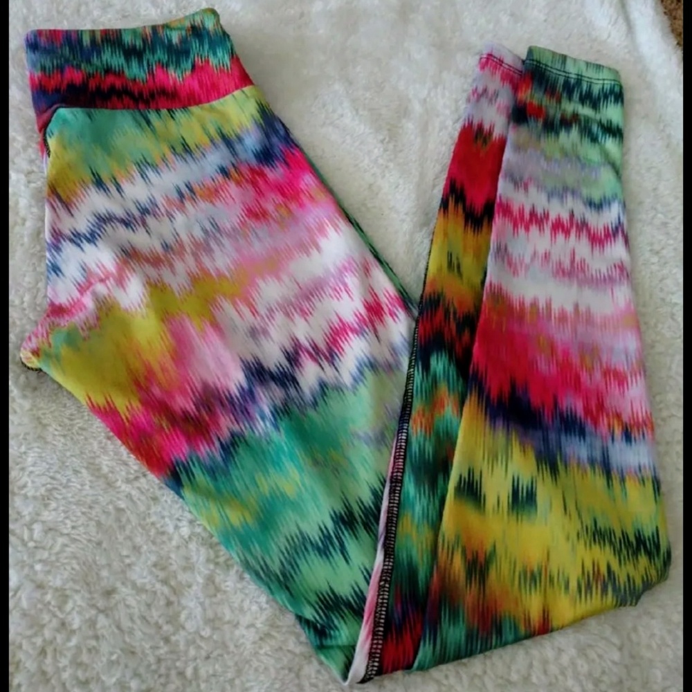 Vibrant patern leggings